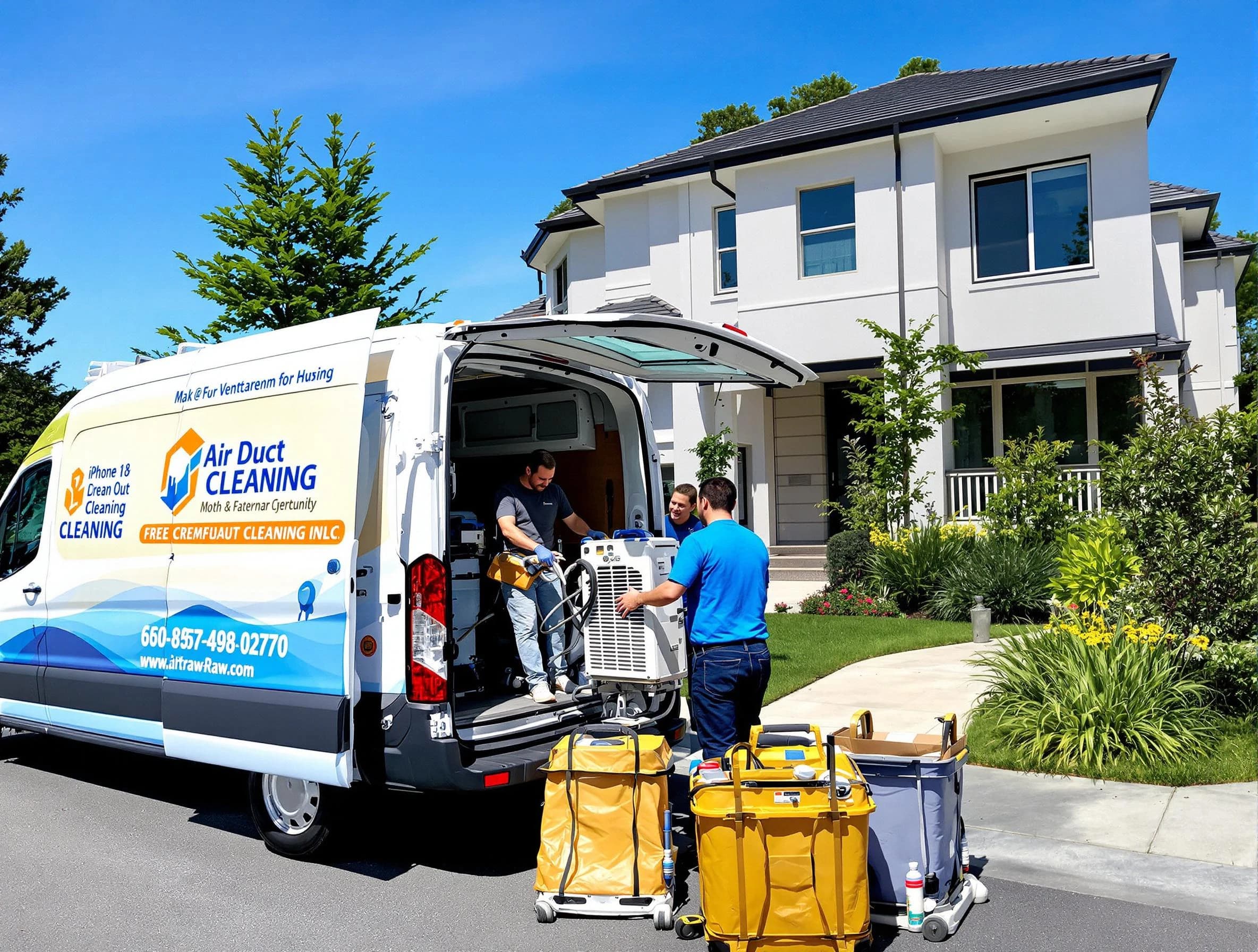 Watertown Town Air Duct Cleaning technician performing professional air duct cleaning in Watertown Town