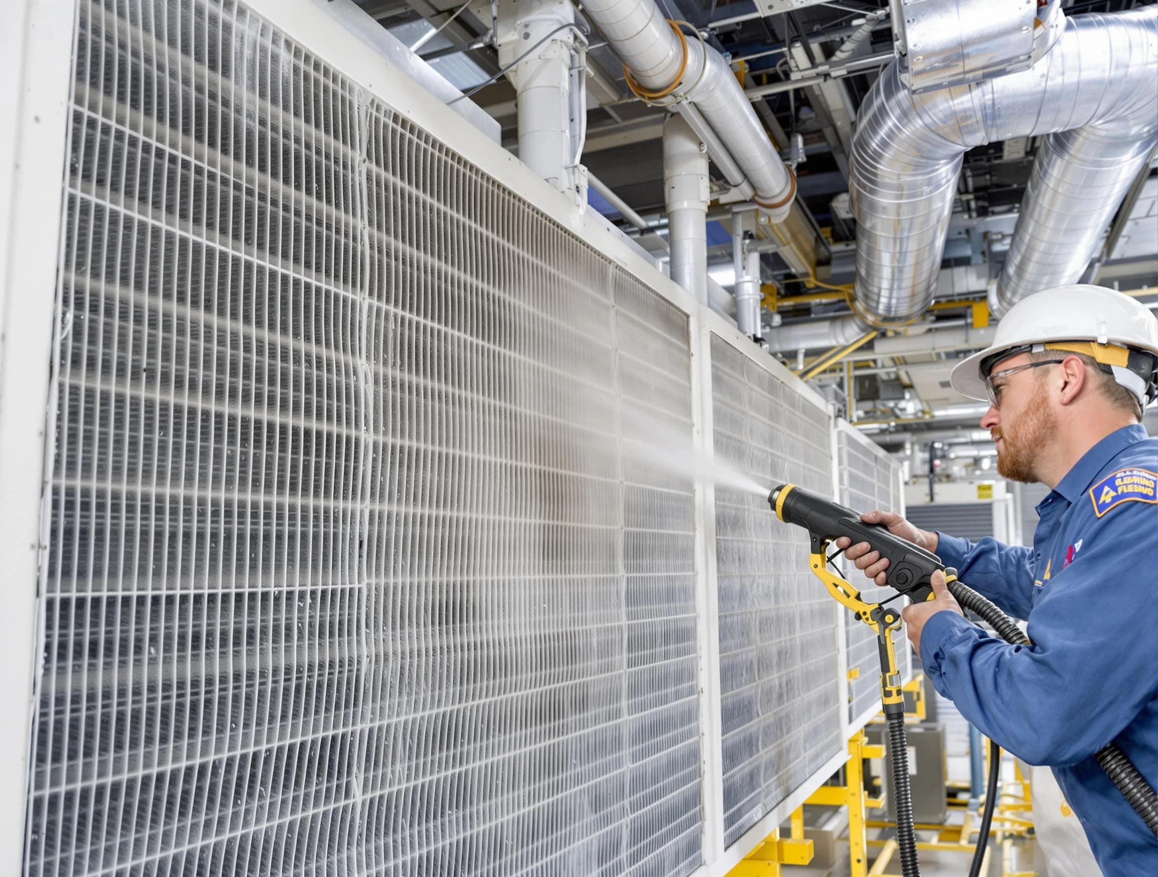 Professional commercial coil cleaning by Watertown Town Air Duct Cleaning in Watertown Town