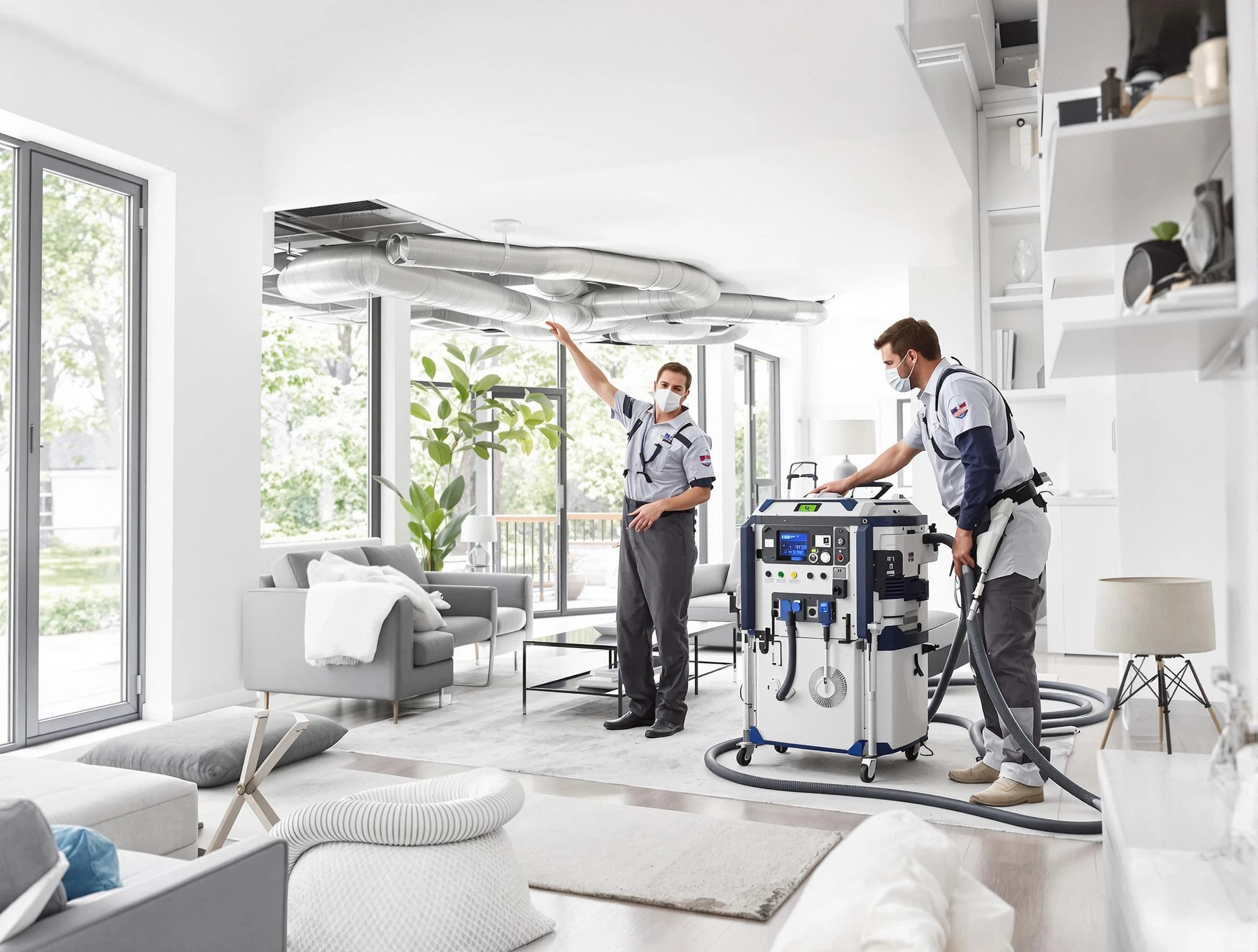 Watertown Town Air Duct Cleaning professional conducting pure air duct cleaning with state-of-the-art equipment in Watertown Town