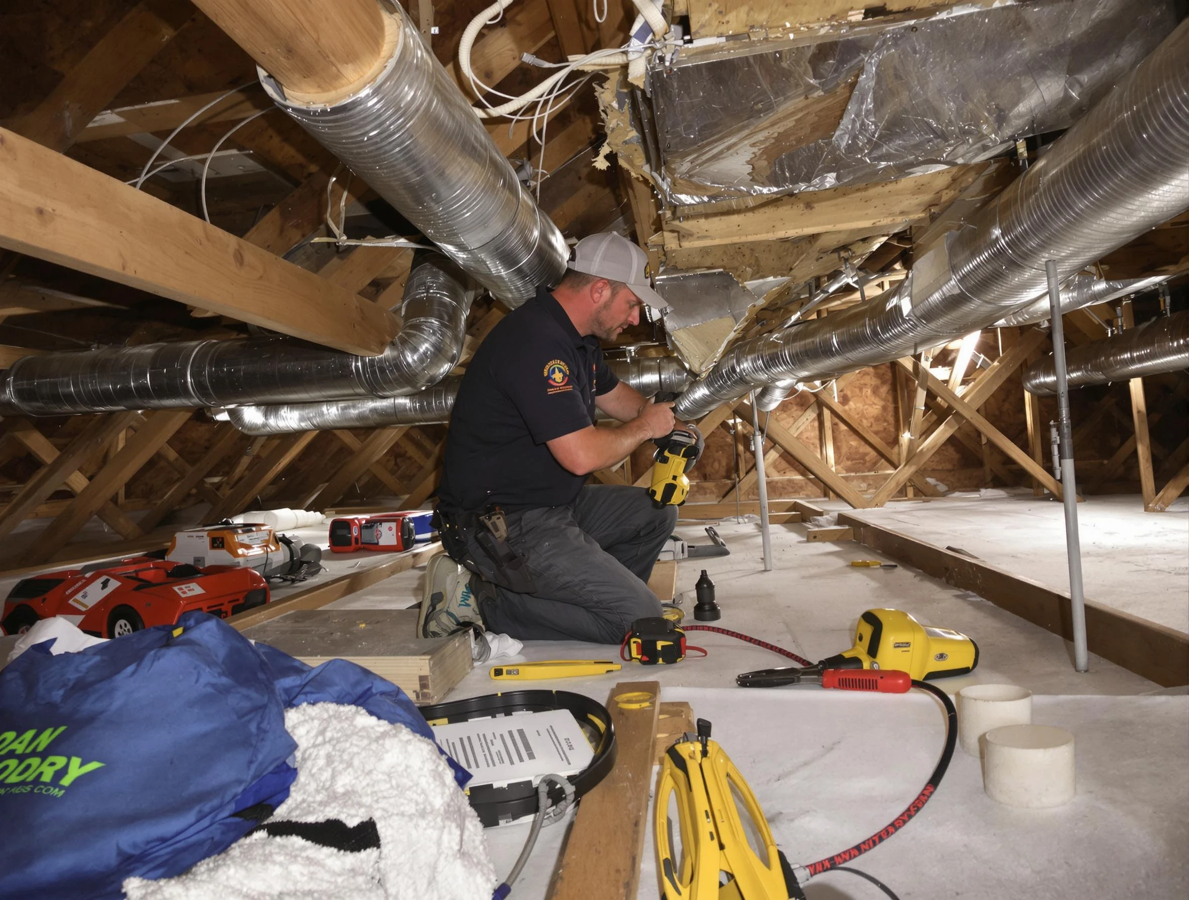 Professional air duct repair by Watertown Town Air Duct Cleaning in Watertown Town