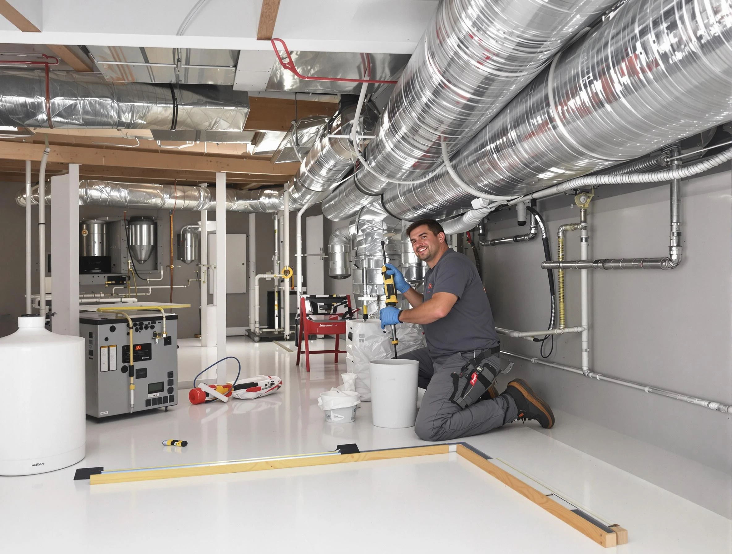 Professional duct sealing service by Watertown Town Air Duct Cleaning in Watertown Town