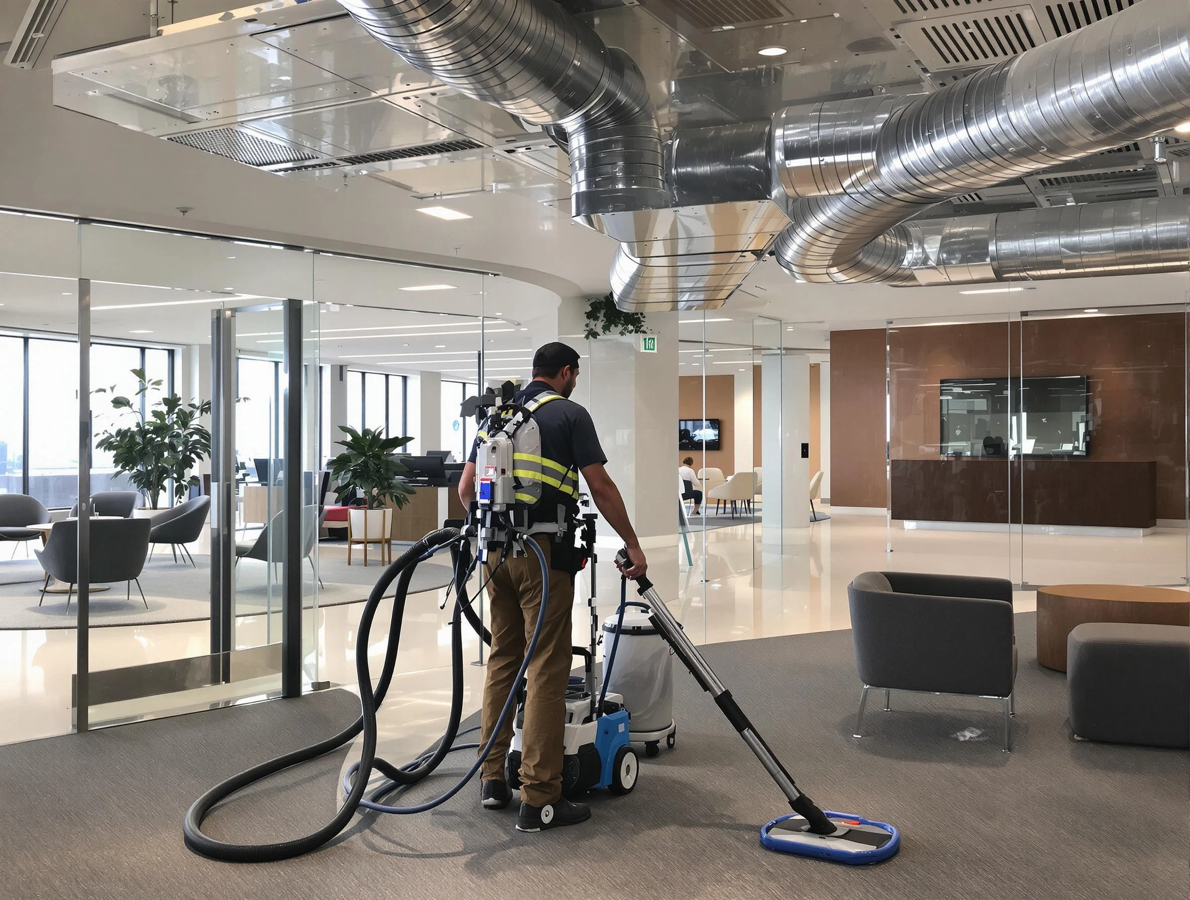 Commercial duct cleaning service by Watertown Town Air Duct Cleaning in Watertown Town